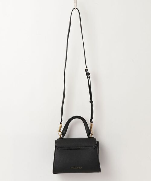 CHARLES & KEITH 2way ショルダー バッグブラック CHARLES ＆ KEITH（チャールズ&キース） 「CHARLES & KEITH」 2WAY
