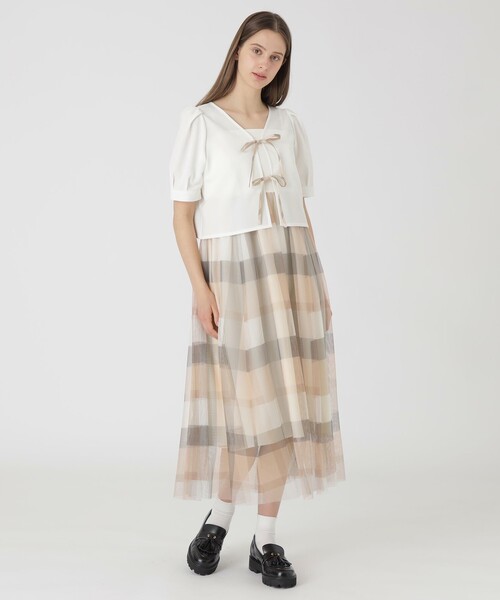 まいまい✨ブルーレーベルクレストブリッジ ワンピース BLUE LABEL CRESTBRIDGE（ブルーレーベルクレストブリッジ