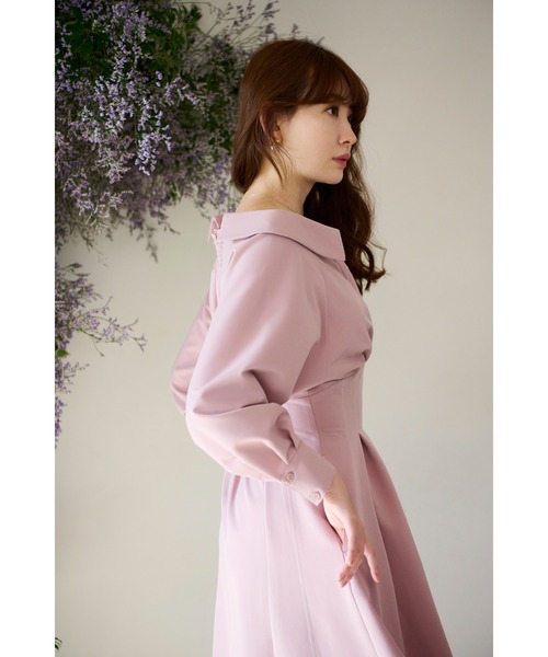 S*e様 2025年式Her lip to ピンク 長袖ロングワンピース M Her lip to 長袖ワンピース M ピンク レディース : ZOZOTOWN Yahoo!店