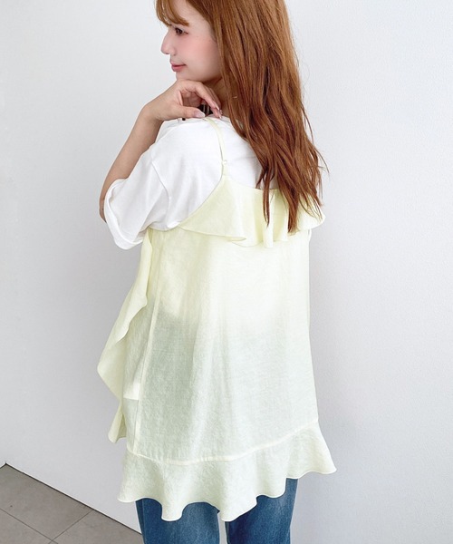 moment+ チュニック フリルキャミチュニック : ZOZOTOWN Yahoo!店