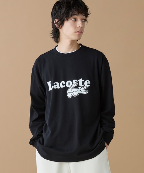 「LACOSTE」 長袖Tシャツ 5 ブラック メンズ_画像2
