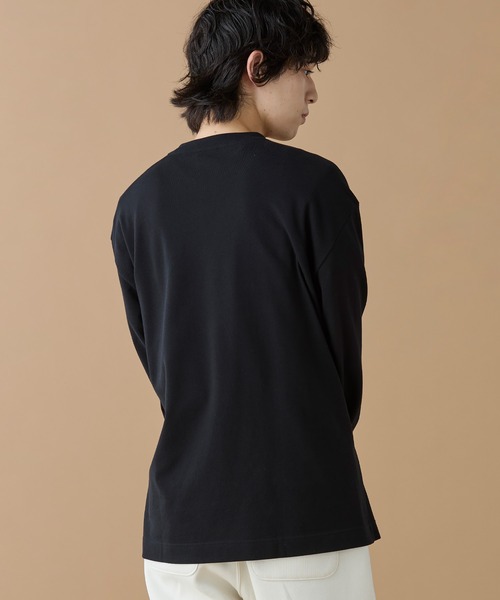 「LACOSTE」 長袖Tシャツ 5 ブラック メンズ_画像4