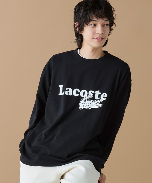 「LACOSTE」 長袖Tシャツ 5 ブラック メンズ_画像5