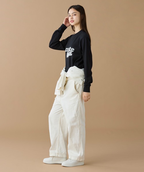 「LACOSTE」 長袖Tシャツ 5 ブラック メンズ_画像6