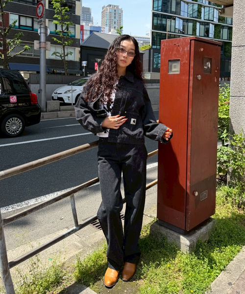 デニムジャケット gジャン 「CARHARTT WIP 」 W' BELMAR JACKET レディース メンズの画像