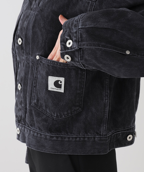 デニムジャケット gジャン 「CARHARTT WIP 」 W' BELMAR JACKET レディース メンズの画像