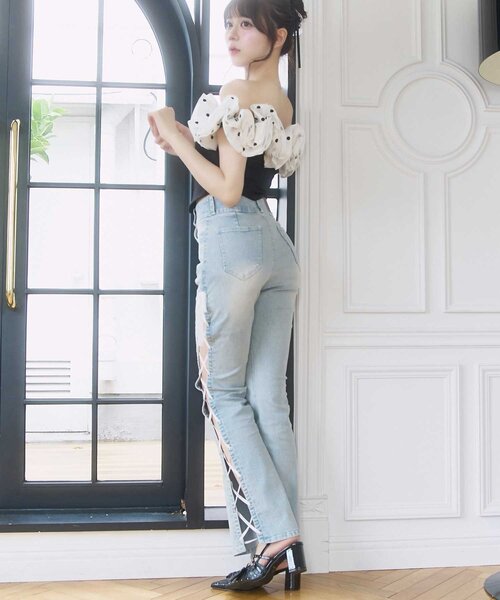 Belle Charme ジーンズ デニム デニムパンツ 「Belle Charme」Side