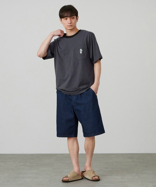 pllllleeeasse ショートパンツ ハーフパンツ　navy サイズL Lee（リー） ハーフパンツ パンツ 短パン FLeeasy SHORTS / イージー
