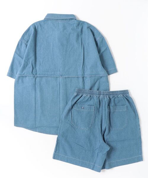 シャツ RADIO EVA A332 NERV SUMMER DENIM SUIT メンズ レディースの画像