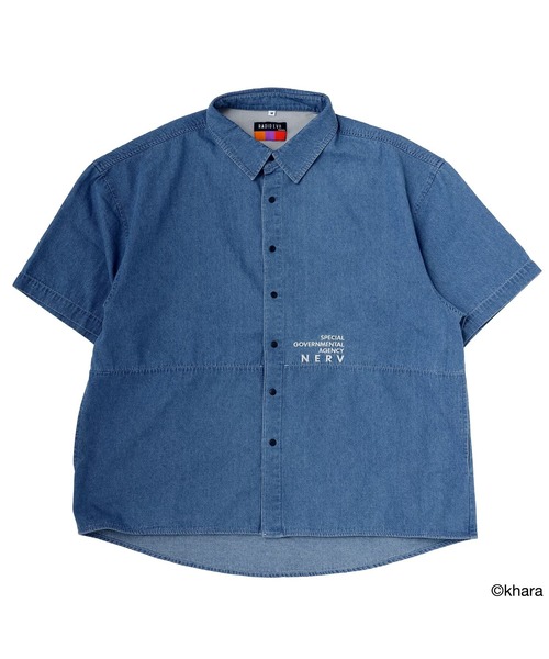 シャツ RADIO EVA A332 NERV SUMMER DENIM SUIT メンズ レディースの画像