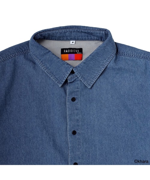 シャツ RADIO EVA A332 NERV SUMMER DENIM SUIT メンズ レディースの画像
