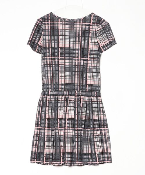 CYNTHIA ROWLEY（シンシア・ローリー） チェック柄半袖ワンピース 2 
