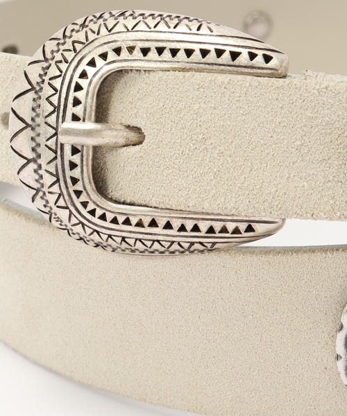Puntovita（プントヴィータ） ベルト CONCHO BELT(ナチュラル