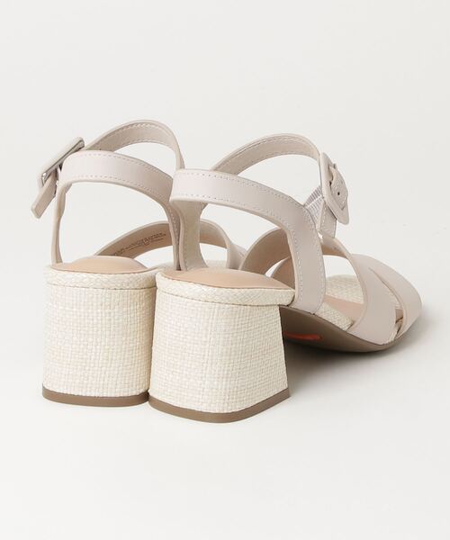 「ROCKPORT」 ヒールサンダル 23.0cm オフホワイト レディース_画像2