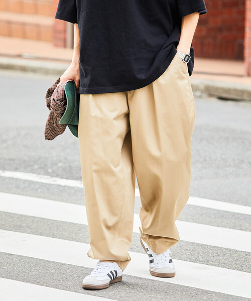 「FREAK'S STORE」 チノパンツ LARGE チャコールグレー メンズ_画像7