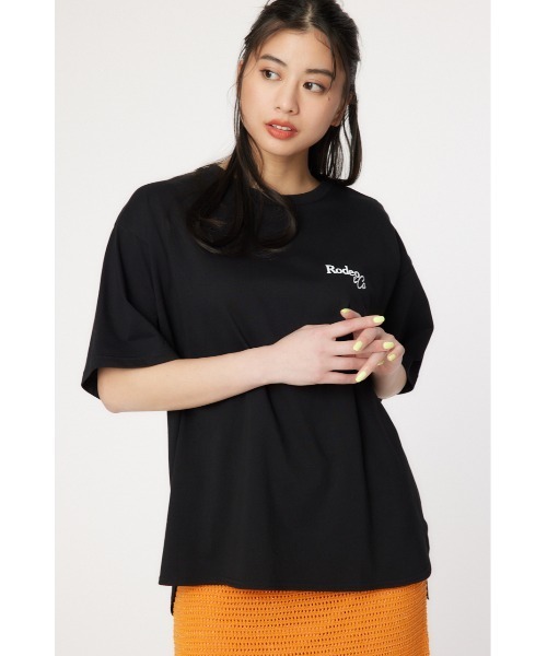 「RODEO CROWNS WIDE BOWL」 半袖Tシャツ FREE ブラック レディース_画像4