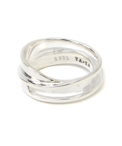YArKA 指輪 リング 「YArKA/ヤーカ」silver925 asymmetry wave ring