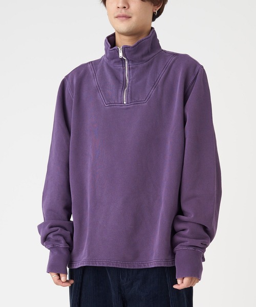 LES TIEN（レスティエン） LES TIEN HALF ZIP YACHT PULLO (CF-1035-PD