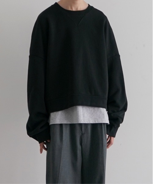 【関税込み】Entire Studios カーキ Box Crew スウェットシャツ entire studios トレーナー スウェット ENTIRE STUDIOS BOX CREW