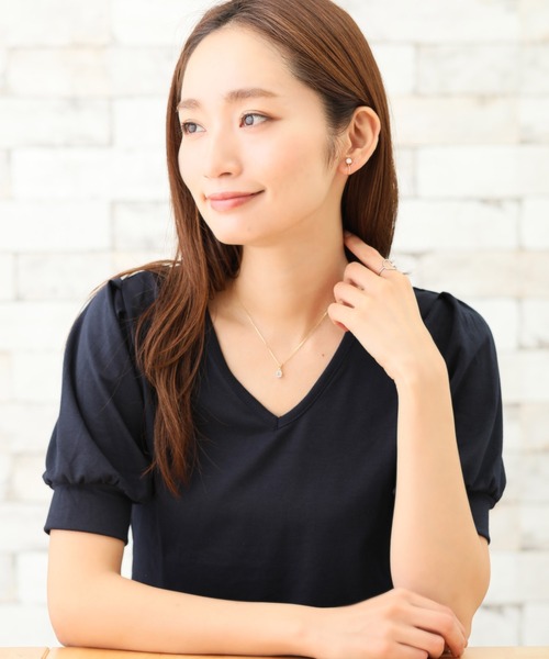 gulamu jewelry ネックレス 大粒0.8カラット 一粒 シルバー925