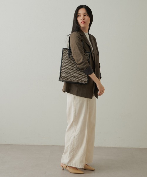 IACUCCI トートバッグ モノグランマ M JACQUARD/RUGA レディース
