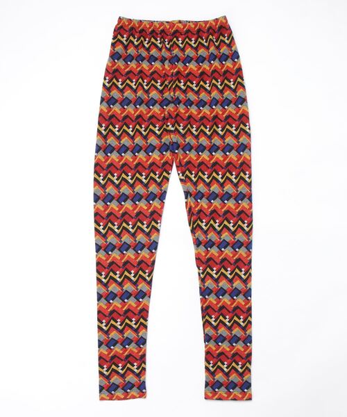 Healthknit（ヘルスニット） レギンス スパッツ 「 」幾何学模様 総柄