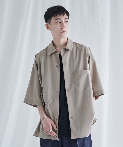Y's ブラウン 半袖シャツ 楽天市場】カジュアルシャツ CHOYA URBAN STYLE 半袖 開衿シャツ