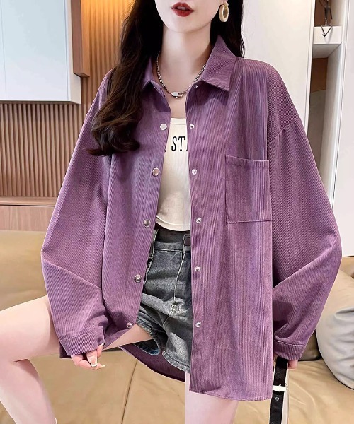 Riff（リフ） ブラウス シャツ オーバーシャツ レディース : ZOZOTOWN