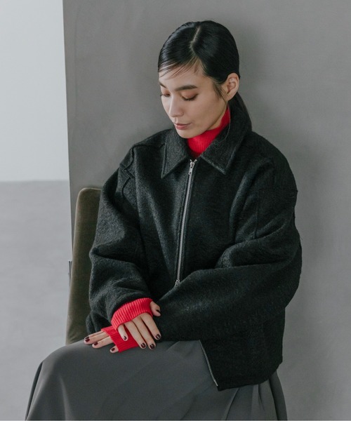 feepur（フェピュール） ブルゾン アウター ブークレダブルジップ