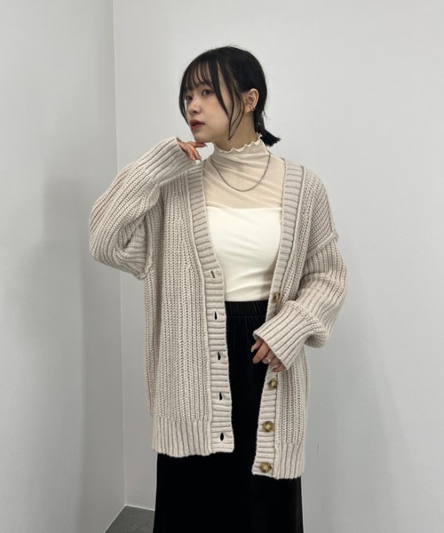 I-SOOK カーディガン 「ISOOK / アイスー」オーバーサイズニット