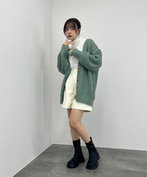 ISOOK カーディガン I-SOOK カーディガン 「ISOOK / アイスー」シアーダンボール2way