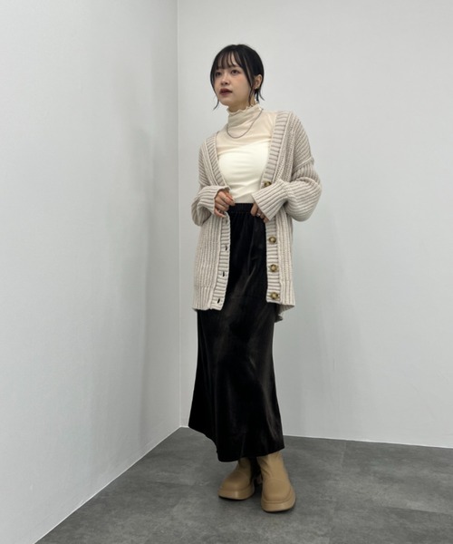 ISOOK カーディガン I-SOOK カーディガン 「ISOOK / アイスー」オーバーサイズニット