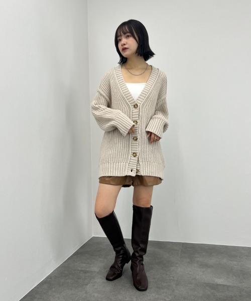 ISOOK カーディガン I-SOOK カーディガン 「ISOOK / アイスー」シアーダンボール2way