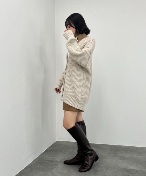 I-SOOK カーディガン 「ISOOK / アイスー」オーバーサイズニット