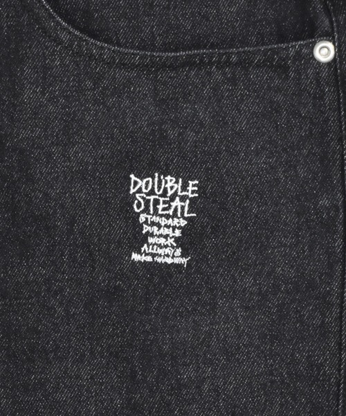 DOUBLE STEAL（ダブルスティール） ワイドパンツ ジーンズ タギング 