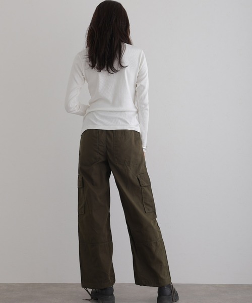 ▼23SS✨美品✨ エーピーストゥディオ イージーカーゴパンツ 2WAY 裾絞り パンツ きれいめ 裾2way カーゴパンツ レディース ワイドパンツ