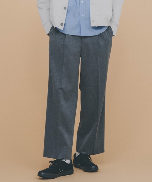 THE SHOP TK パンツ 「セットアップ可」TRストレッチワイド