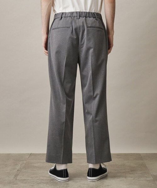 トップス×ワイドレッグパンツ セットアップ S〜L THE SHOP TK パンツ 「セットアップ可」TRストレッチワイド