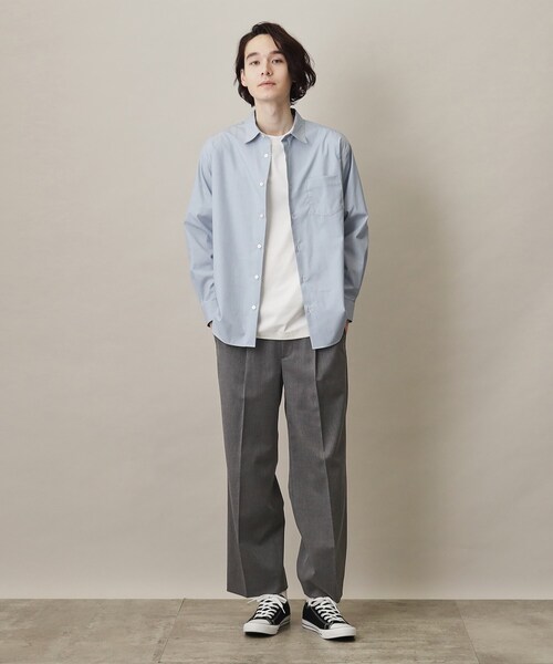 THE SHOP TK パンツ 「セットアップ可」TRストレッチワイド