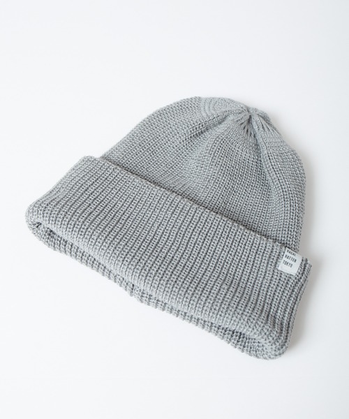 RACAL イヤー ニットワッチ ニットキャップ ビーニー ライトグレー RACAL（ラカル） ニット帽 ニットキャップ 2way Basic Knit Beanie / 2