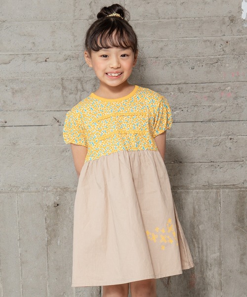 Rag Mart tシャツ フラワープリントワンピース キッズ 子供服