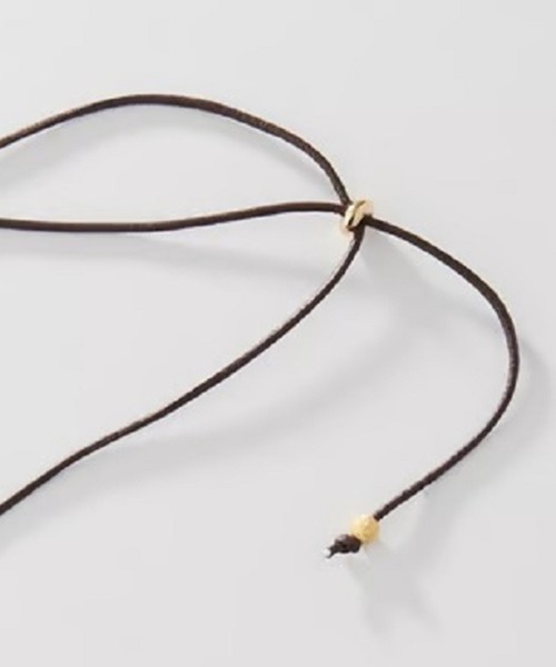 ネックレス VINTAGE bukle leather pendant レディース_3