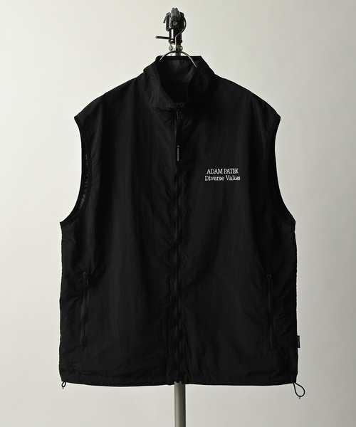 ベスト ジレ 「ADAMPATEK/アダムパテック」light nylon reversible vest/ライトナイロンリバーシブルベスト レディー