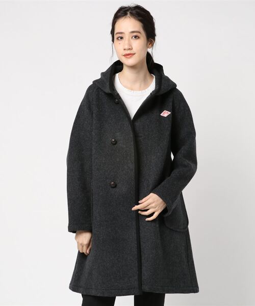 DANTON 「DANTON」 コート 36 グレー レディース ウールコート 36