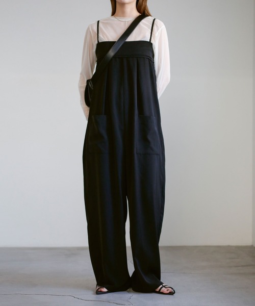 【正規品　新品】machatt 2wayサロペット 新品】MACHATT マチャット 2wayサロペット（グレー） 2024SS