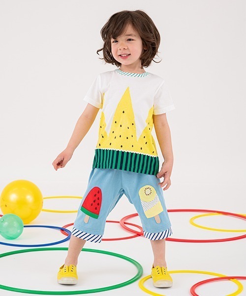babycheer（ベイビーチアー） tシャツ スイカプリントTシャツ キッズ