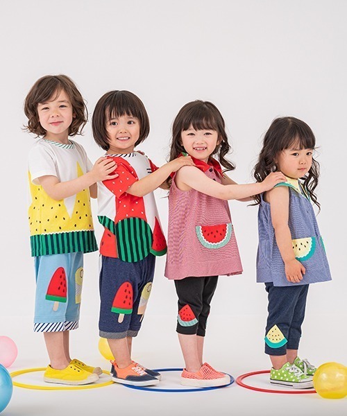 babycheer（ベイビーチアー） tシャツ スイカプリントTシャツ キッズ