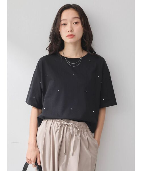 00s 装飾/ラインストーン/フェアリーデザイン UネックTシャツ VINTAGE-LIKE FADED SHEER TEE｜CONVERSE TOKYO (コンバース