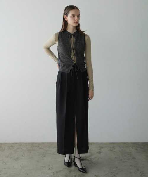CLANE（クラネ） スカート FRONT SLIT TUCK SKIRT : ZOZOTOWN Yahoo!店