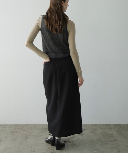 CLANE（クラネ） スカート FRONT SLIT TUCK SKIRT : ZOZOTOWN Yahoo!店